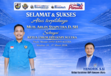 ARLIN SYAPUTRA TERPILIH NAHKODAI KNPI SULTRA, HENDRIK: HARAPAN BARU KEBANGKITAN PEMUDA