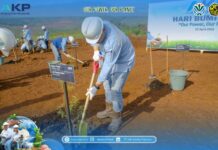 Komitmen Nyata di Hari Bumi 2026, PT Adhi Kartiko Pratama Tbk Laksanakan Penanaman di Area Reklamasi