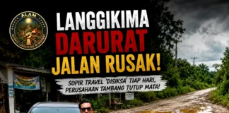 Langgikima Darurat Jalan Rusak: Sopir Travel ‘Disiksa’ Tiap Hari, Perusahaan Tambang Tutup Mata!