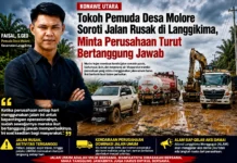 Tokoh Pemuda Desa Molore Soroti Jalan Rusak di Langgikima, Minta Perusahaan Turut Bertanggung Jawab