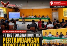PT TMS Tegaskan Komitmen Pertambangan Berkelanjutan dalam Silaturahmi Bersama Masyarakat Langgikima