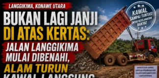 Bukan Lagi Janji di Atas Kertas: Jalan Langgikima Mulai Dibenahi, ALAM Turun Kawal Langsung