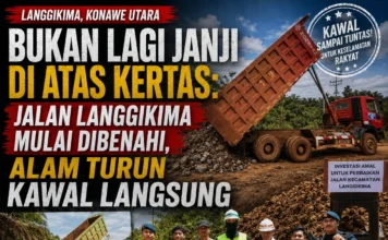 Bukan Lagi Janji di Atas Kertas: Jalan Langgikima Mulai Dibenahi, ALAM Turun Kawal Langsung